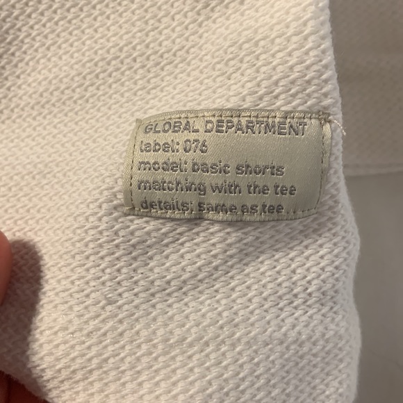 Zara Mens Cotton White Shorts White Size Small - Picture 8 of 8